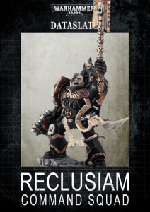 Dataslate - Reclusiam Command Squad