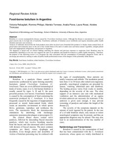 Regional Review Article Food-borne botulism in Argentina