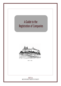 Mdina — Malta - Registry of Companies