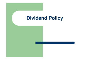 Dividend Policy