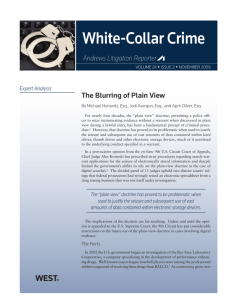 White-Collar Crime - Cadwalader, Wickersham & Taft