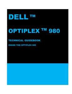 PDF OptiPlex 980 Technical Guidebook