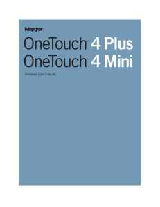 Maxtor OneTouch 4 Plus Windows User's Guide