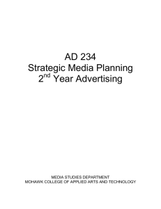 Strategic Media Planning 2004 - COzols