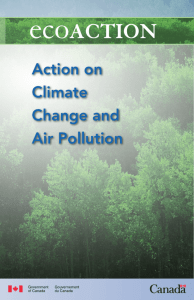 Action on Climate Change and Air Pollution