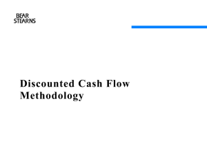 Discounted Cash Flow Methodology