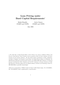 Loan Pricing under Basel Capital Requirements