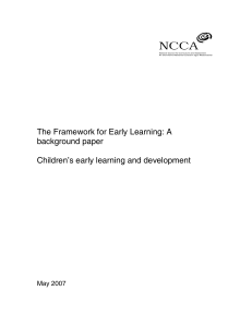 Children's early learning and development - ARROW@DIT