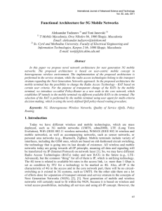 Functional Architecture for 5G Mobile Networks