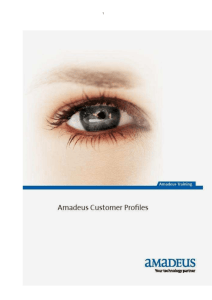Amadeus Customer Profiles Manual