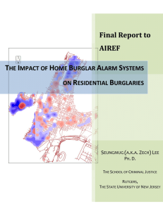 Final Report to AIREF - Alarm Industry Research & Education