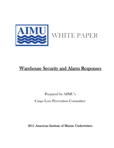 white paper - American Institute of Marine Underwriters
