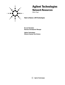 Agilent Technologies Network Resources