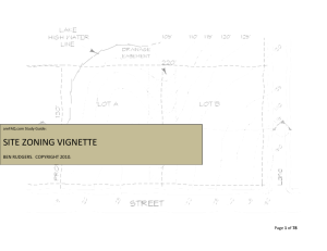 areFAQ.com Study Guide: SITE ZONING VIGNETTE