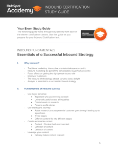 inbound certification study guide