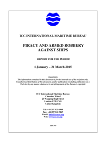 2015 Q1 IMB Piracy Report