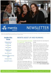 NEWSLETTER - Peninsula Support Services