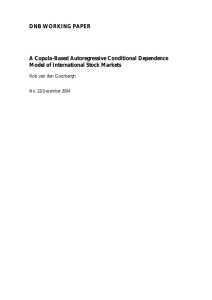 A Copula-based Autoregressive Conditional Dependence Model of