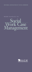NASW Standards for Social Work Case Management