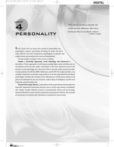 PERSONALITY