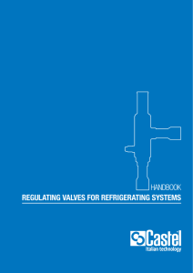 handbook regulating valves for refrigerating systems