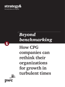 How CPG companies can rethink their organizations for growth in