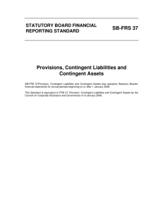 SB-FRS 37 Provisions, Contingent Liabilities and Contingent Assets