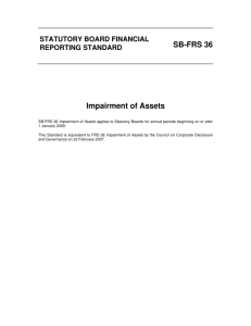 SB-FRS 36 Impairment of Assets