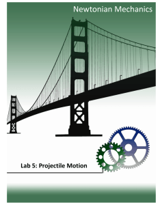 Lab 5: Projectile Motion