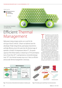 Efficient Thermal Management