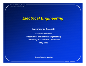 Electrical Engineering - Nano-Device Laboratory (NDL)