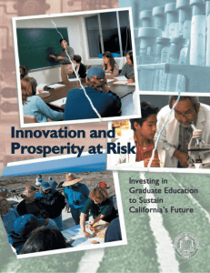 Innovation and Prosperity at Risk: Investing in Graduate Education