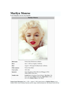 Marilyn Monroe