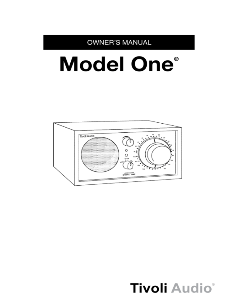 Model One Tivoli Audio