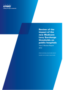 Review of the impact of the new Medicare Levy Surcharge