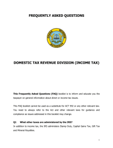 Income Tax - Ghana Revenue Authority