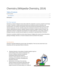 Chemistry (Wikipedia