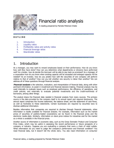 Financial Ratio Analysis - it