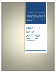 financial ratio analysis