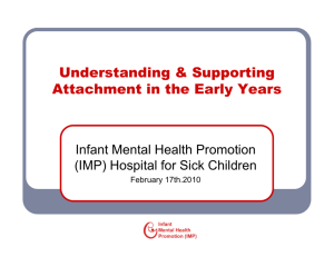 Understanding & Supporting Attachment in the Early Years
