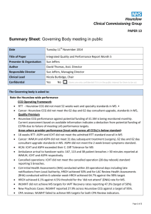 13 Quality And Performance Report