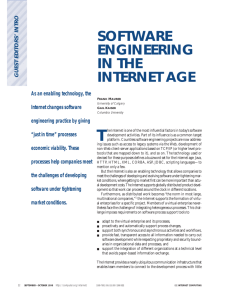 software engineering in the internet age