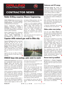 Contractor News - Drilling Contractor