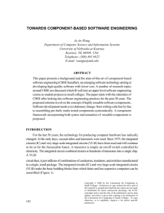 towards component-based software engineering