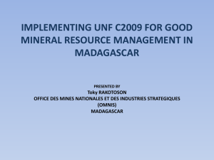 IMPLEMENTING UNF C2009 FOR GOOD MINERAL RESOURCE