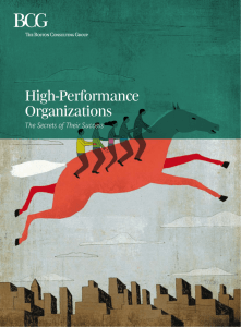 High-Performance Organizations