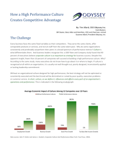 How a High Performance Culture Creates Competitive Advantage