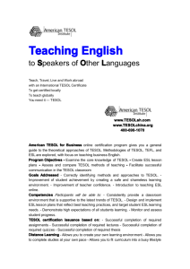TESOL for Business
