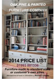 2014 price list - Pineland Crafts
