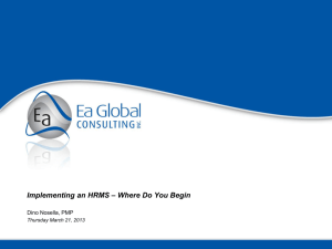 Implementing an HRMS Where Do You Begin